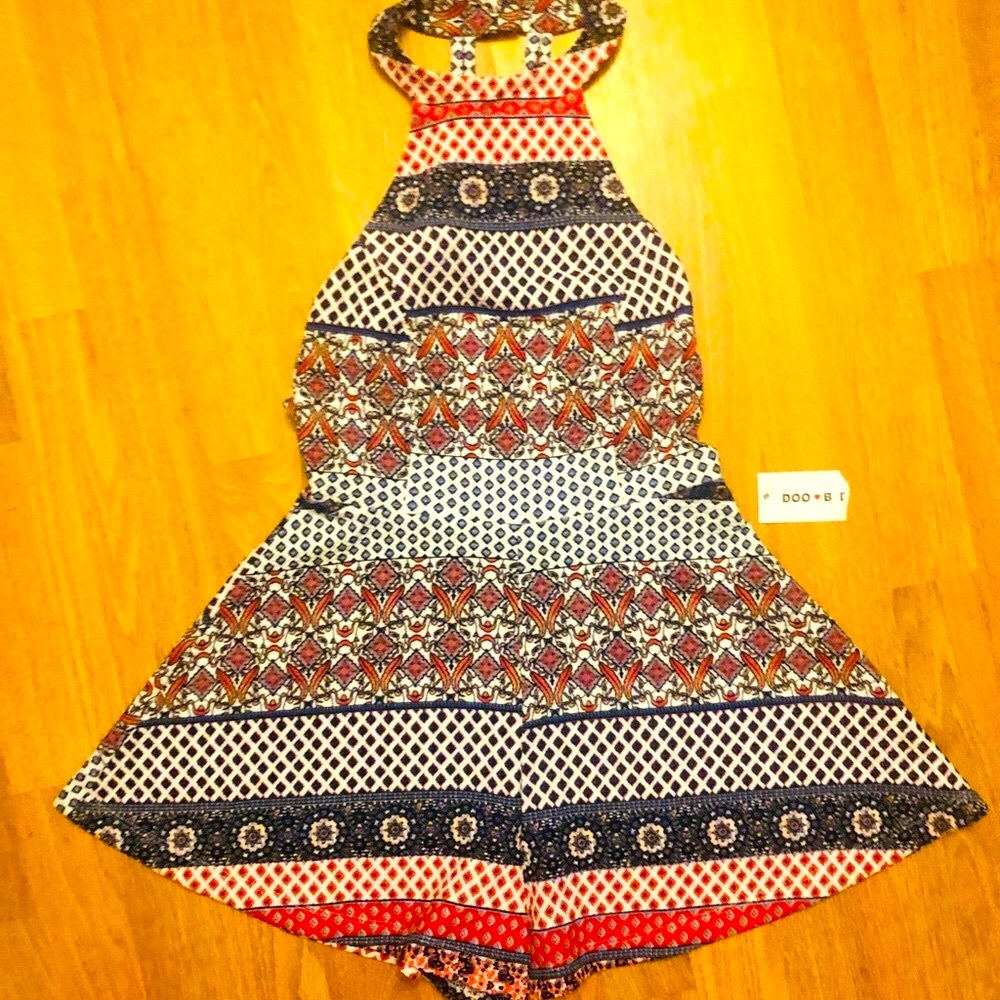 Cute Bohemian Romper shorts one piece
